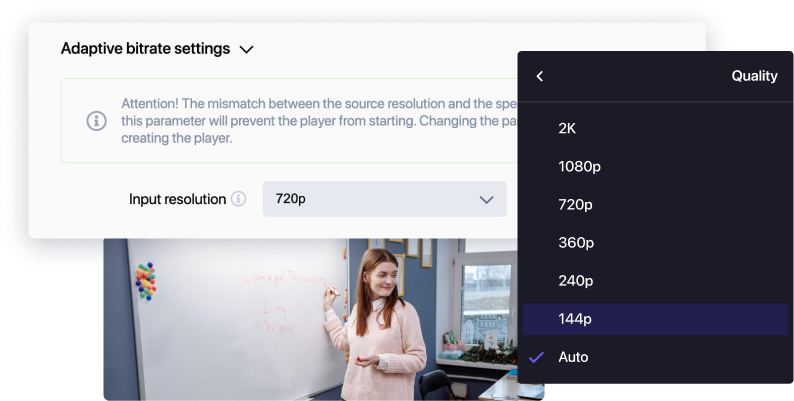 Adaptive VOD streaming
