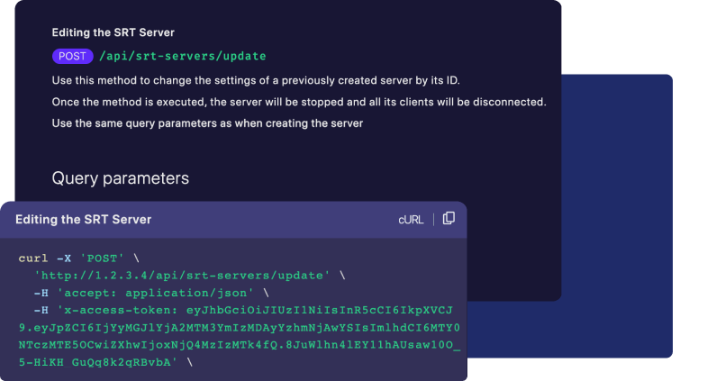 Total Control with API Access
